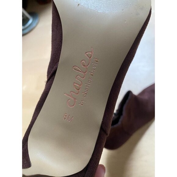 CHARLES by Charles David BNWOT "Accurate" booties sz 7.5 side zip with heel - Picture 7 of 8